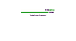 Desktop Screenshot of akaihouseclinic.com